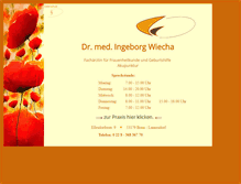 Tablet Screenshot of dr-wiecha.de